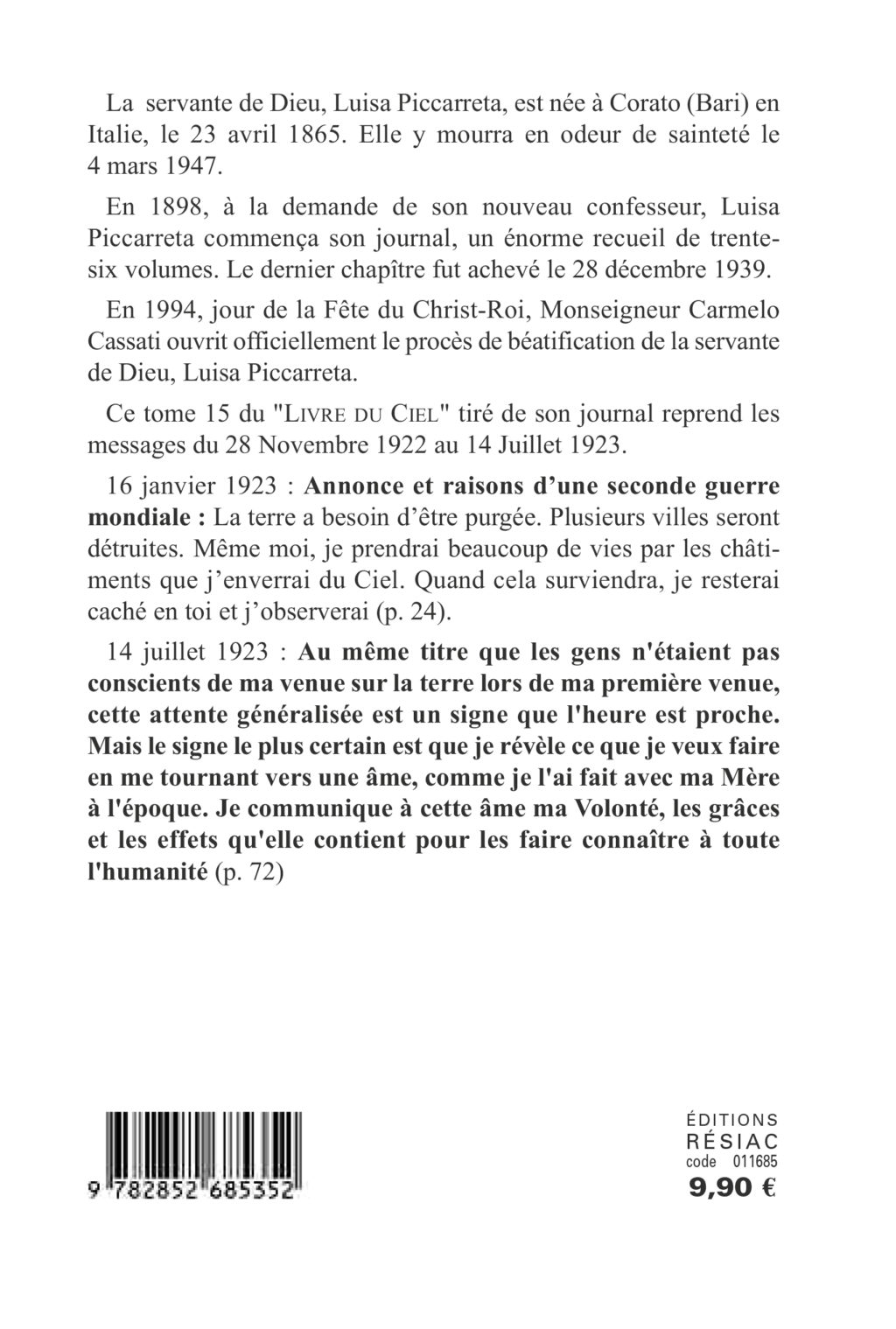 Luisa Piccarreta - Le Livre du Ciel - Tome 15